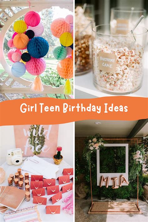 best birthday ideas for teens|teenage girl birthday party ideas.